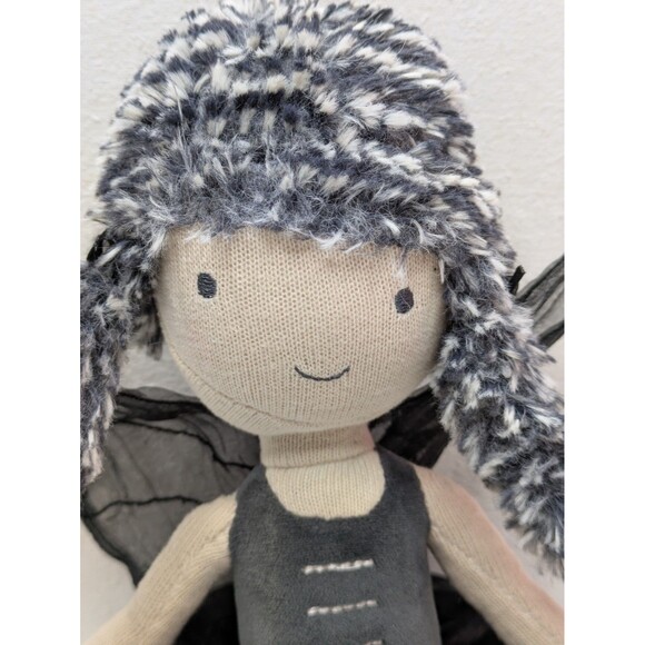 Jellycat Dark Goth Fairy Fae Plush Stuffed Animal Doll Retired Emo 14" FLAWS - Picture 5 of 11